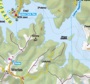 fragment mapy - Jezioro Solińskie